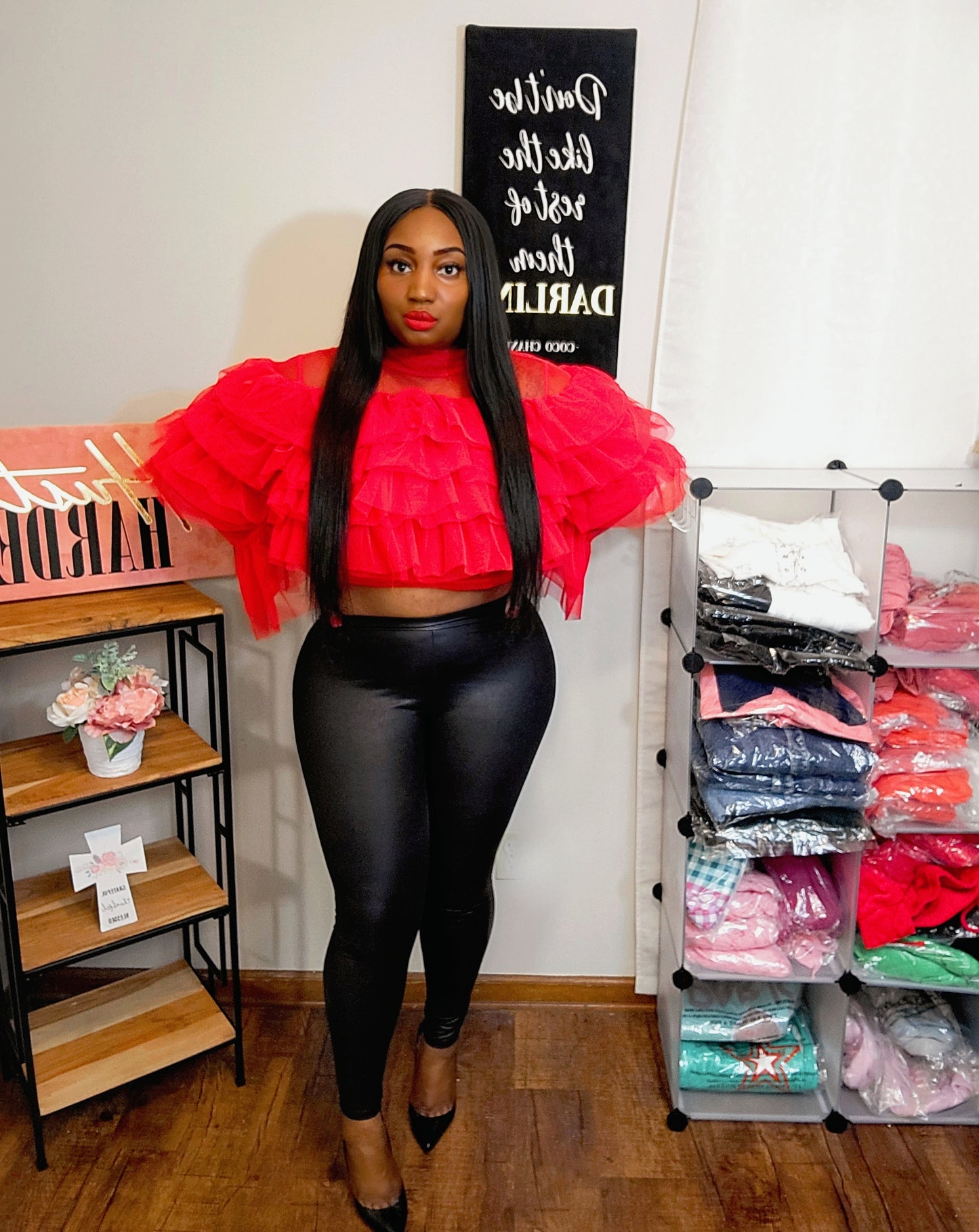 Hotter Ruffle Top