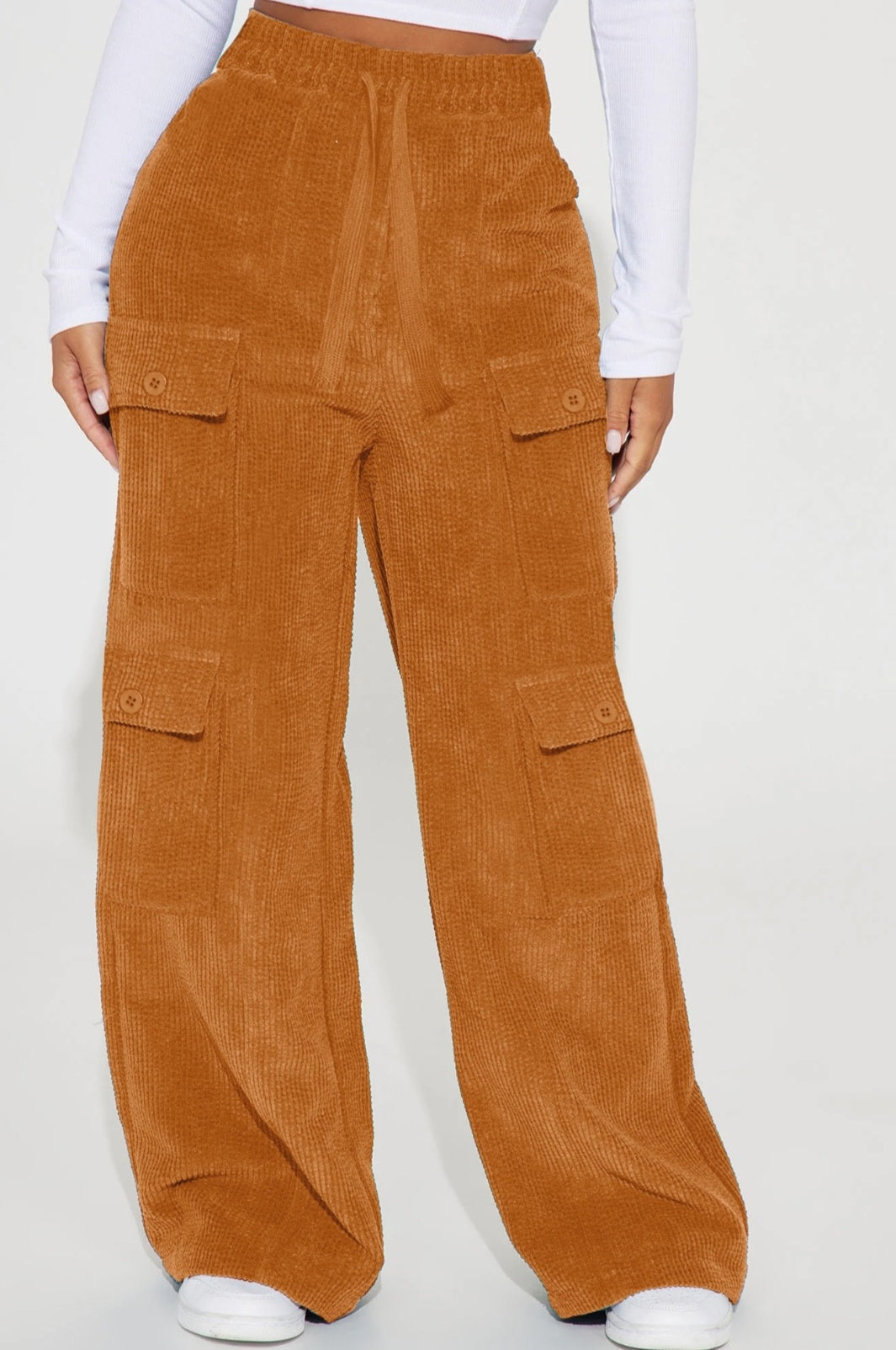 Teddy Corduroy Cargo Pant