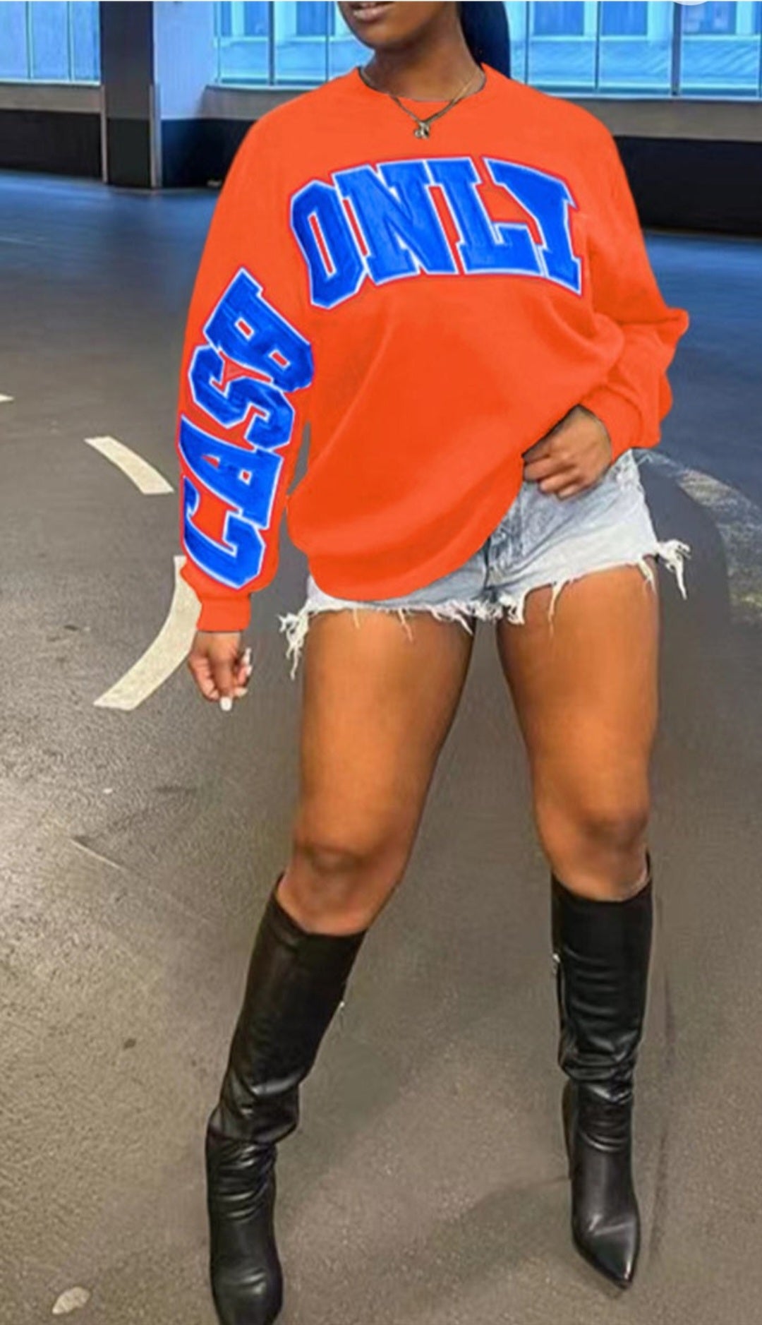 "CASH ONLY" Sweatshirt
