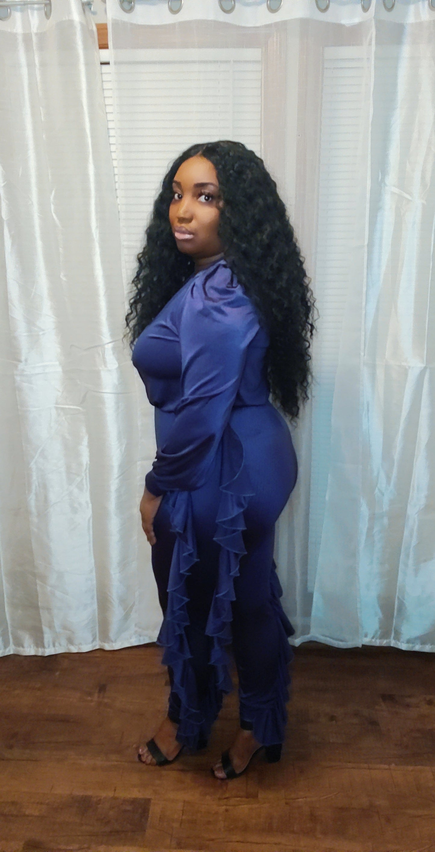 True Blue Jumpsuit (Plus)
