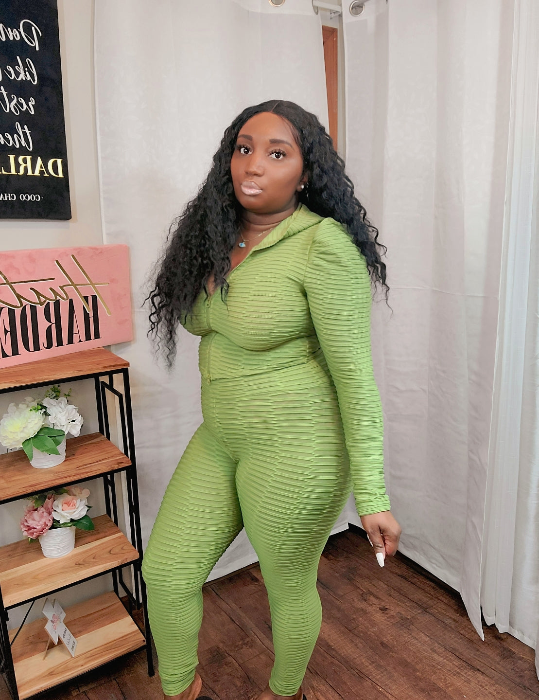 Pretty Girl Puffer Jogger Set