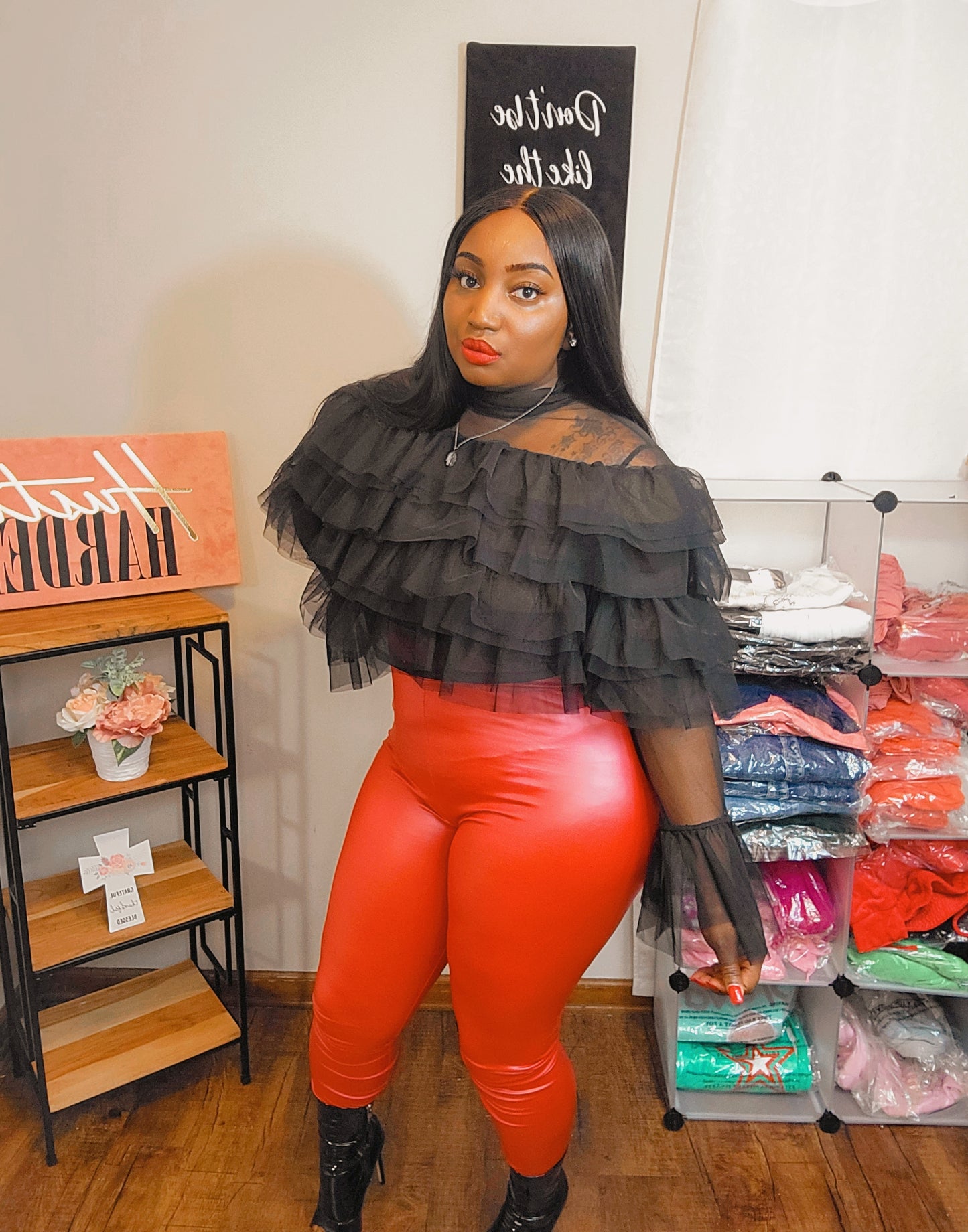 Hotter Ruffle Top