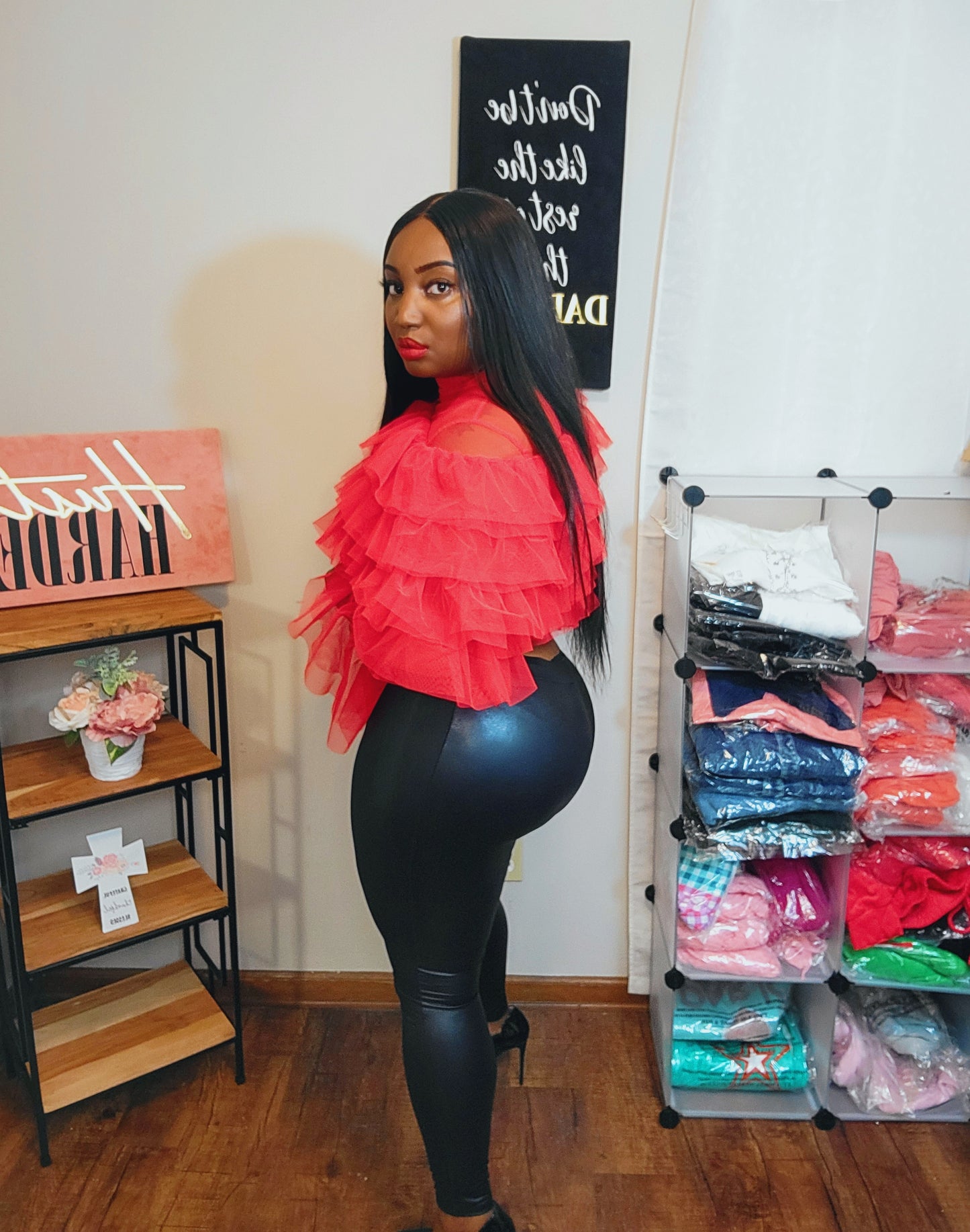 Hotter Ruffle Top
