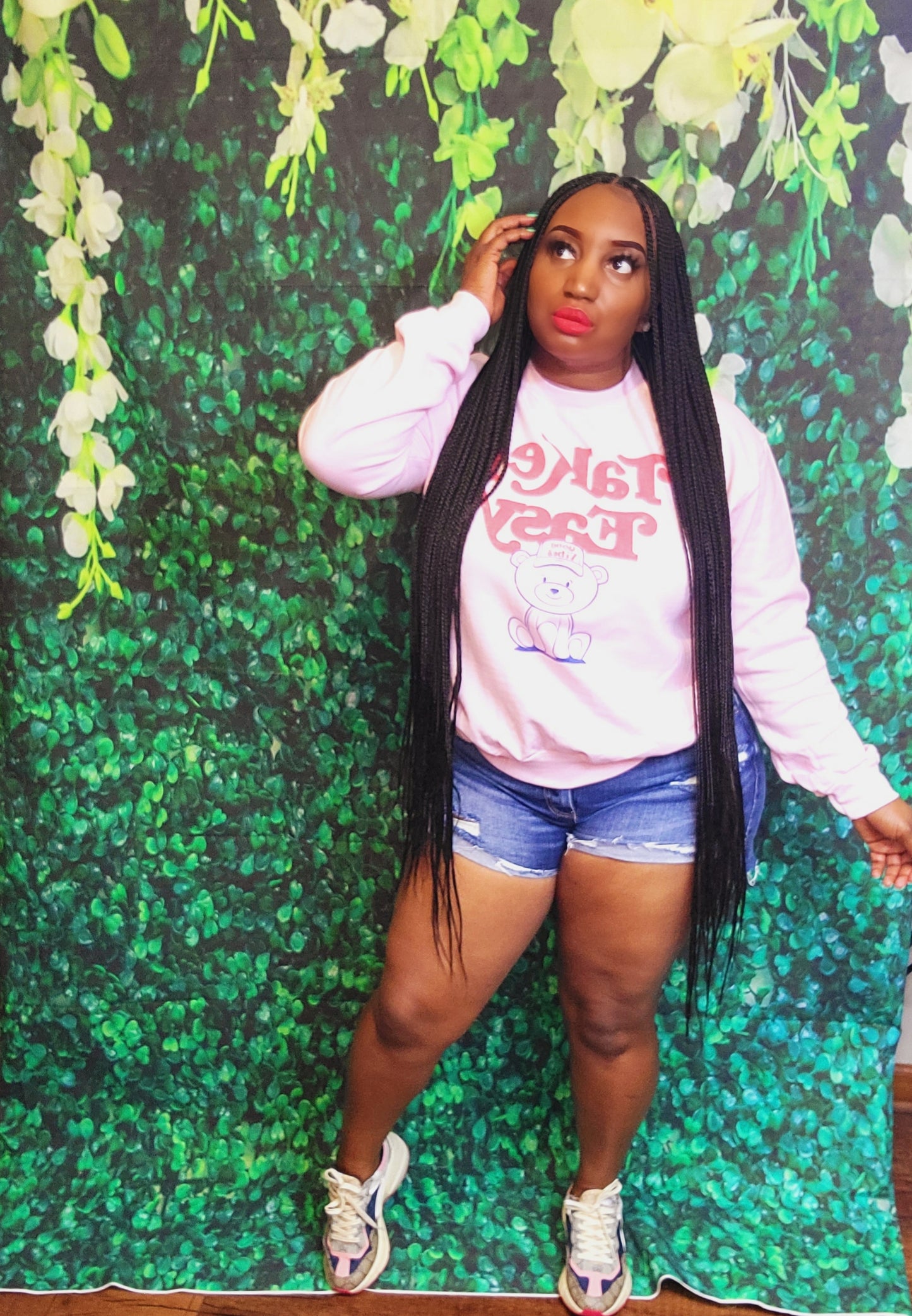 "Take it Easy" Graphic Sweater