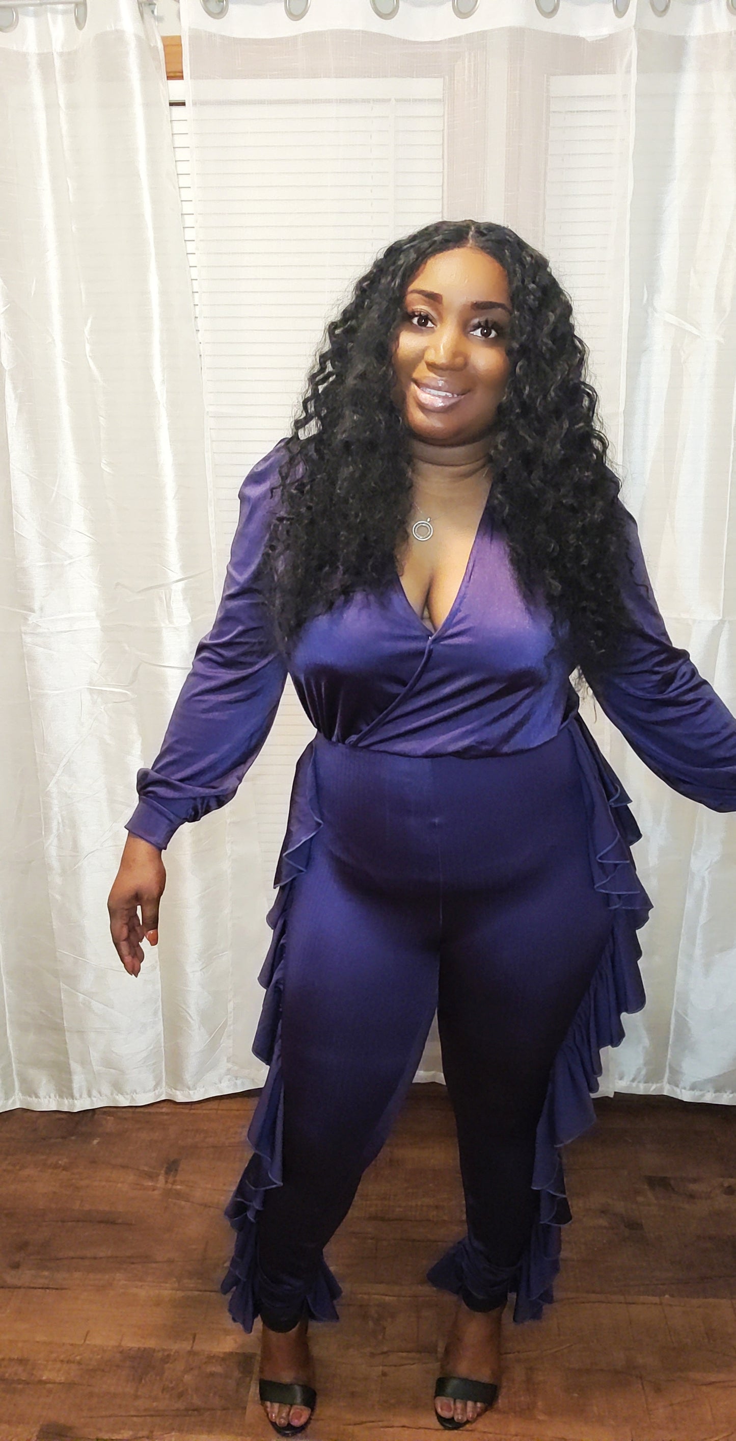 True Blue Jumpsuit (Plus)
