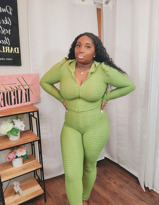 Pretty Girl Puffer Jogger Set